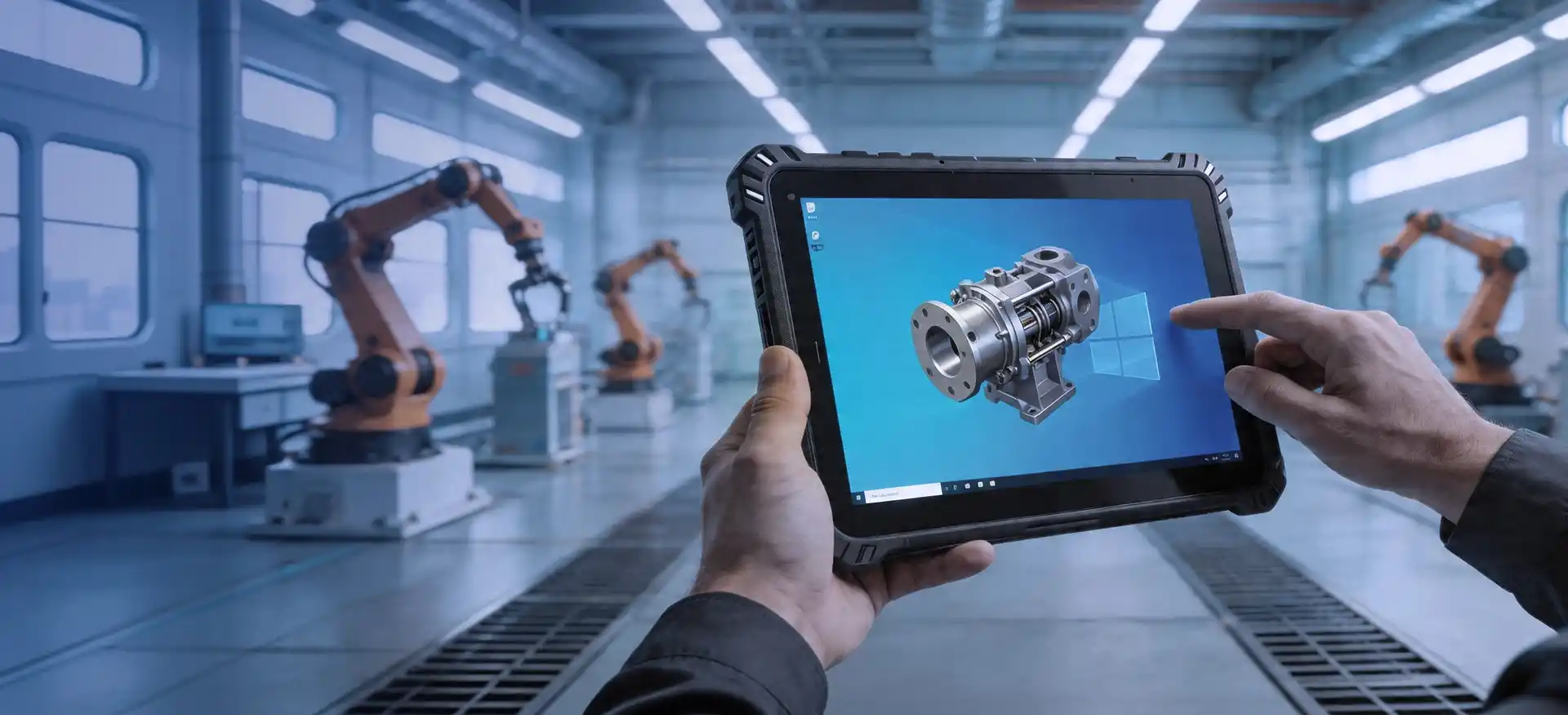 10,1 in&ccedil; Windows Sağlam Tablet: